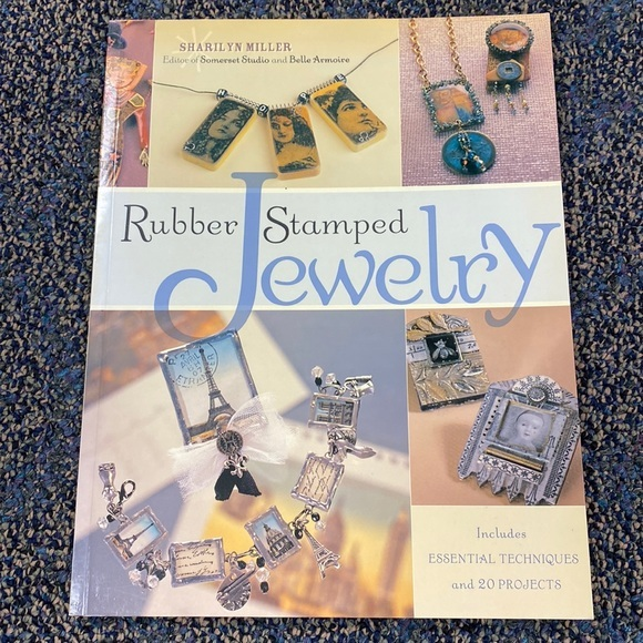 Rubber‎ Stamped Jewelry design guide instruction book - Picture 1 of 5
